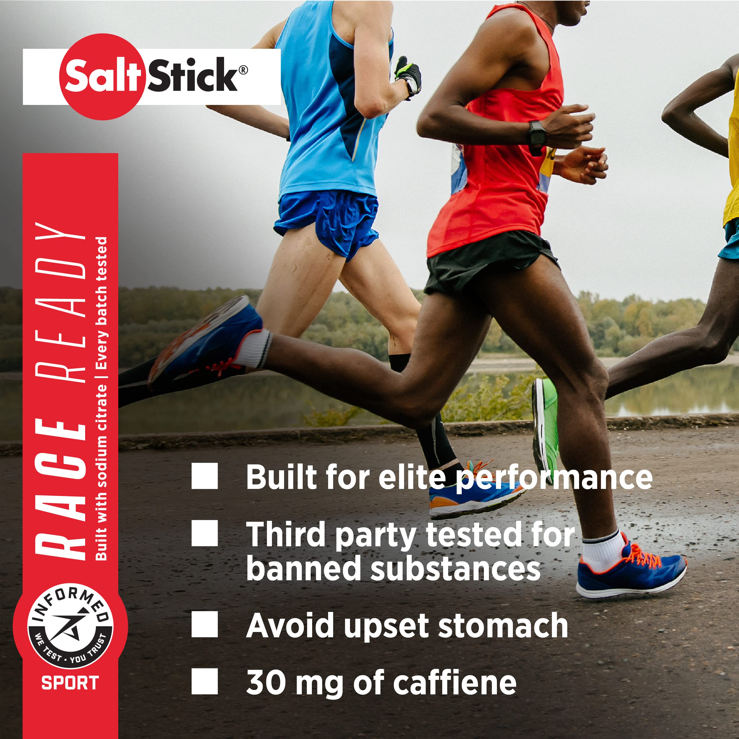 SaltStick Électrolytes, absorption rapide pour entraînement et compétitions.