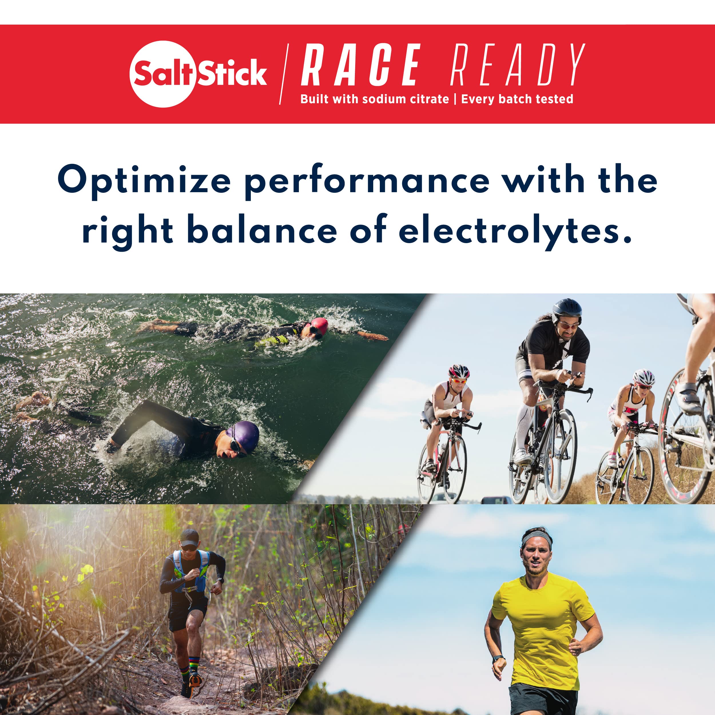 SaltStick Électrolytes sans sucre adaptés à votre régime.