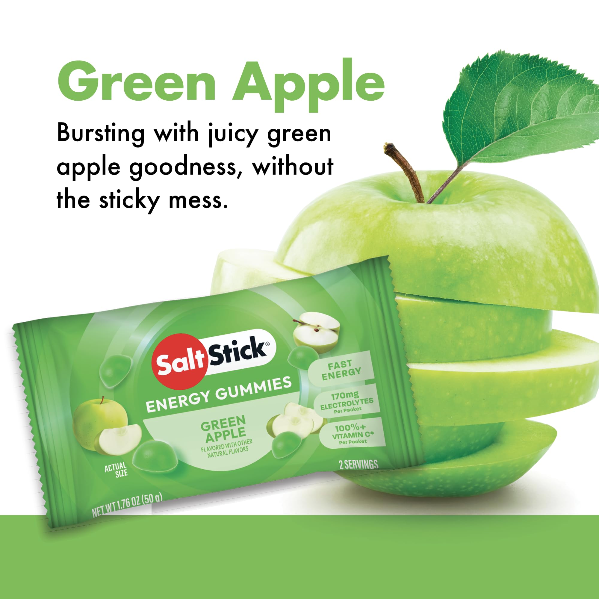 Gommes SaltStick Energy sans allergenes pour une collation sûre.