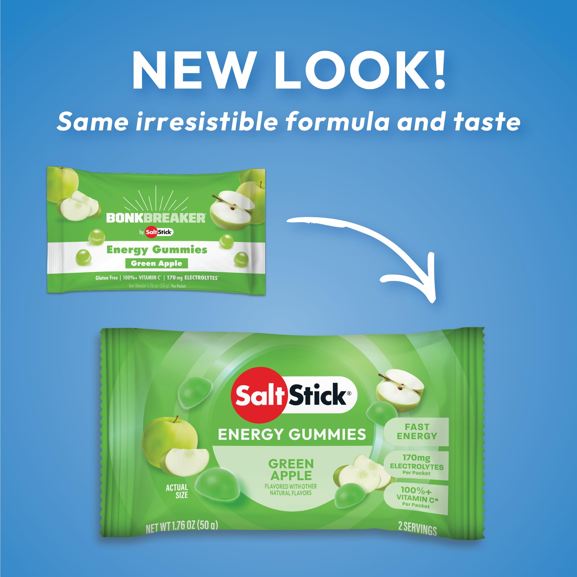 Texture moelleuse des gommes SaltStick Energy, idéale pour l effort.