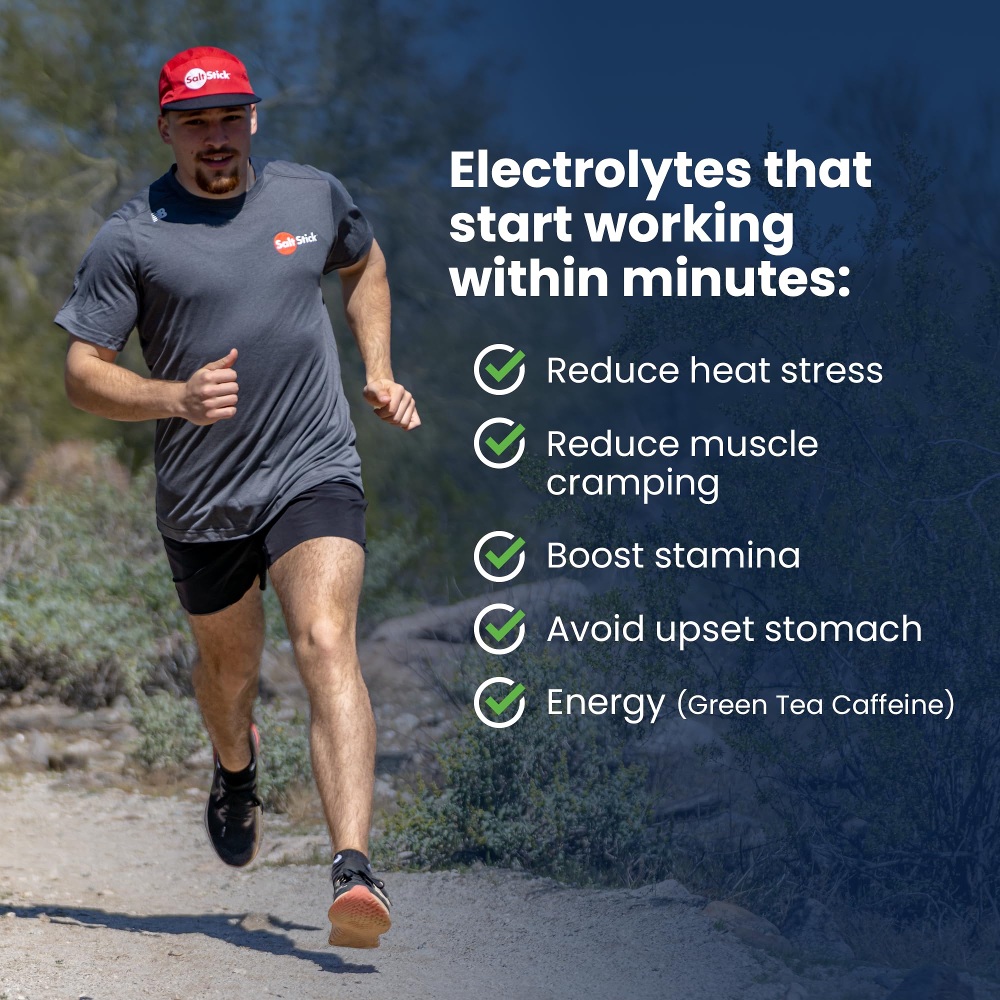 SaltStick FastChews électrolytes à absorption rapide pour remplacer les sels perdus par la sueur.