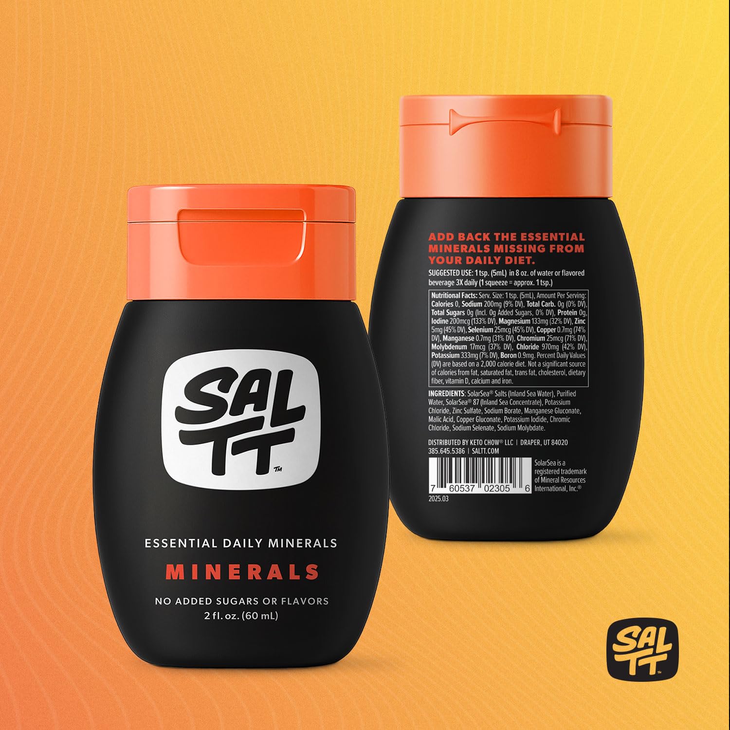 SALTT gout neutre sans aromes, hydratation discrète et naturelle