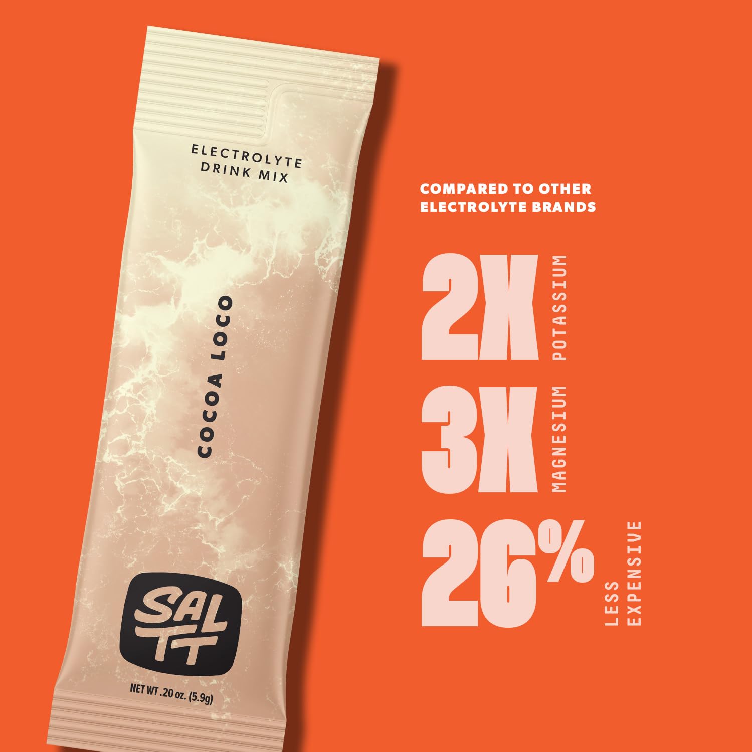 SALTT Cocoa Loco: gobelet prêt à boire après séance