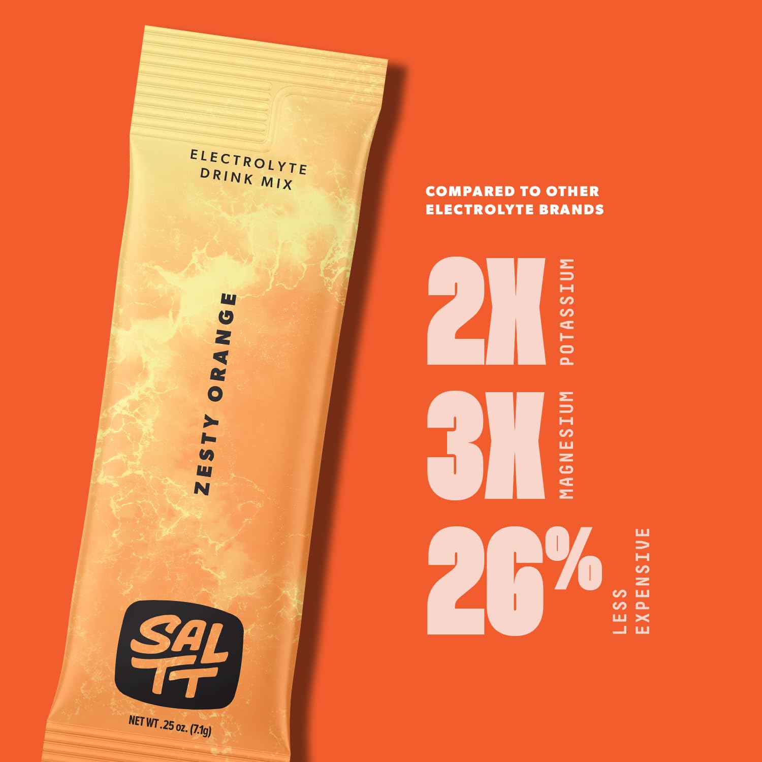 SALTT préparation boisson rapide, utile après l'effort.