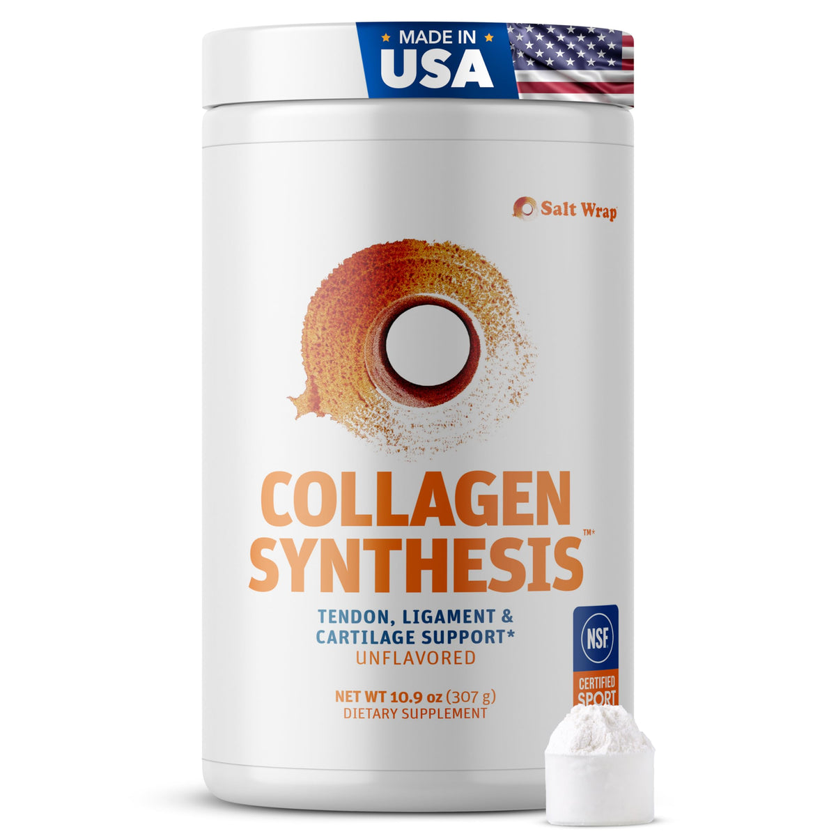 SaltWrap Collagen Synthesis en boîte, soutien potentiel des articulations.