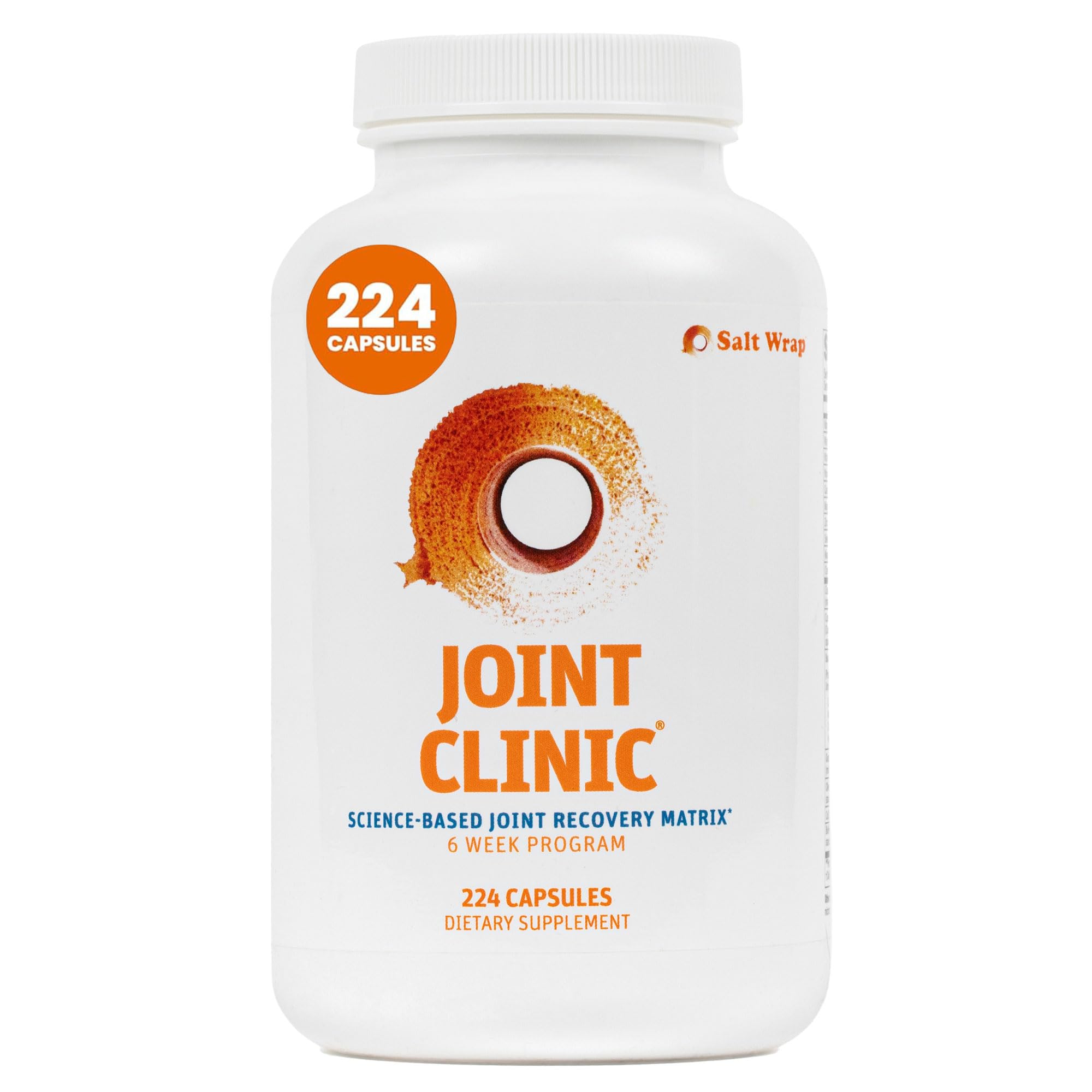 SaltWrap Joint Clinic: bouteille de capsules soutenant les articulations au quotidien