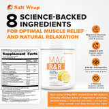 SaltWrap Mag R&R — cuillère-doseage montrée, dosage facilité pour une boisson sans sucre et pratique.