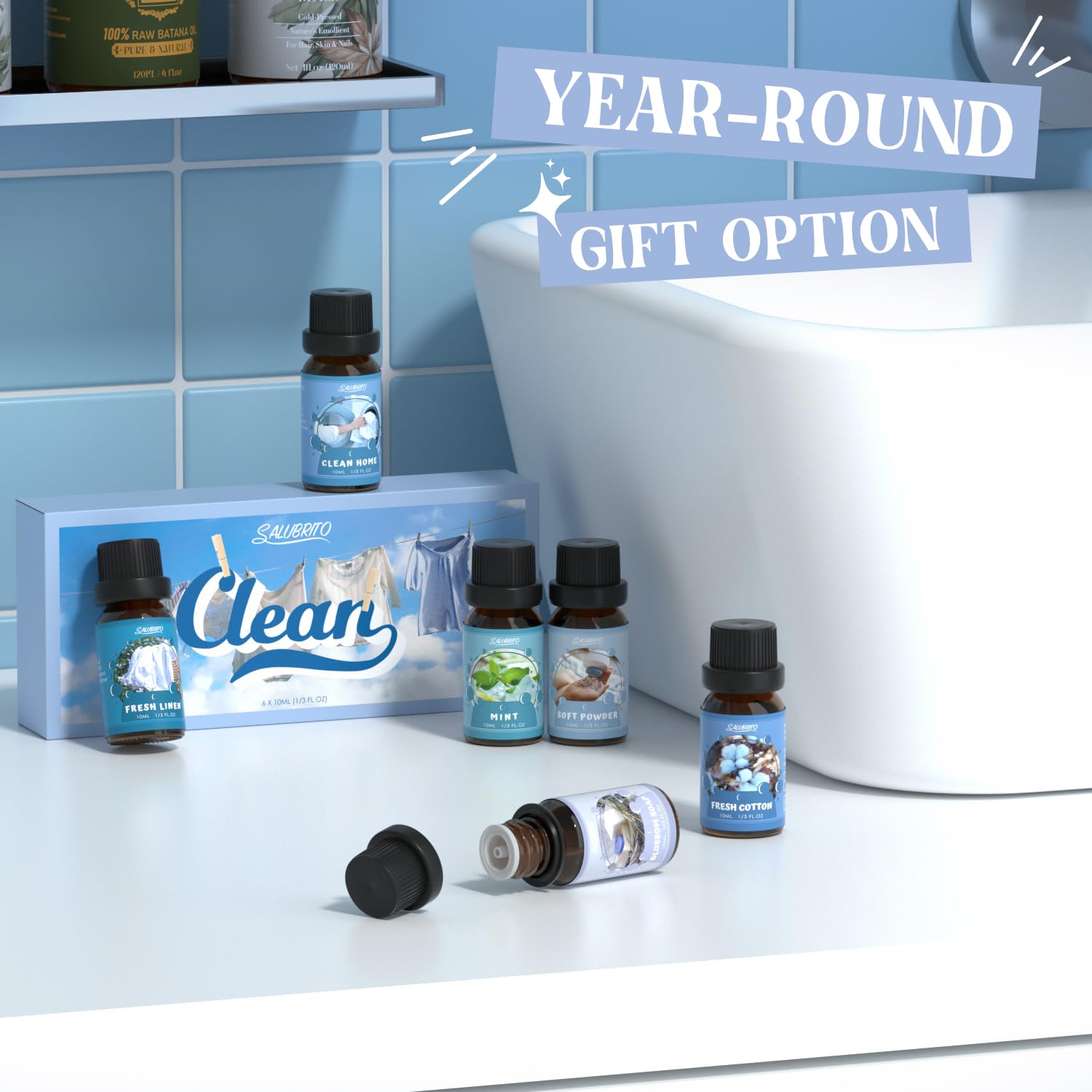 Salubrito coffret cadeau huiles essentielles: idée cadeau parfumée et polyvalente