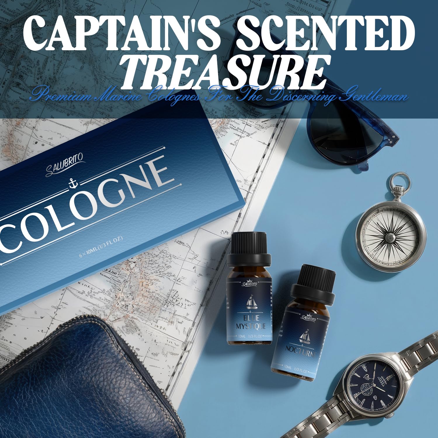 Salubrito Coffret Cologne — coffret cadeau élégant pour partager une expérience olfactive