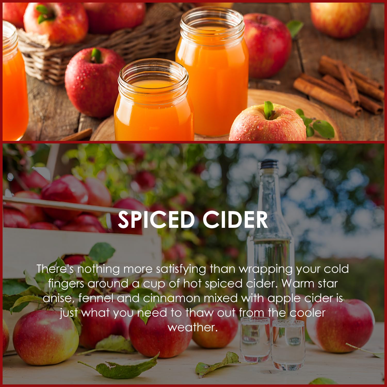 Salubrito diffuseur ambiance automne avec cidre épicé, parfum agréable.