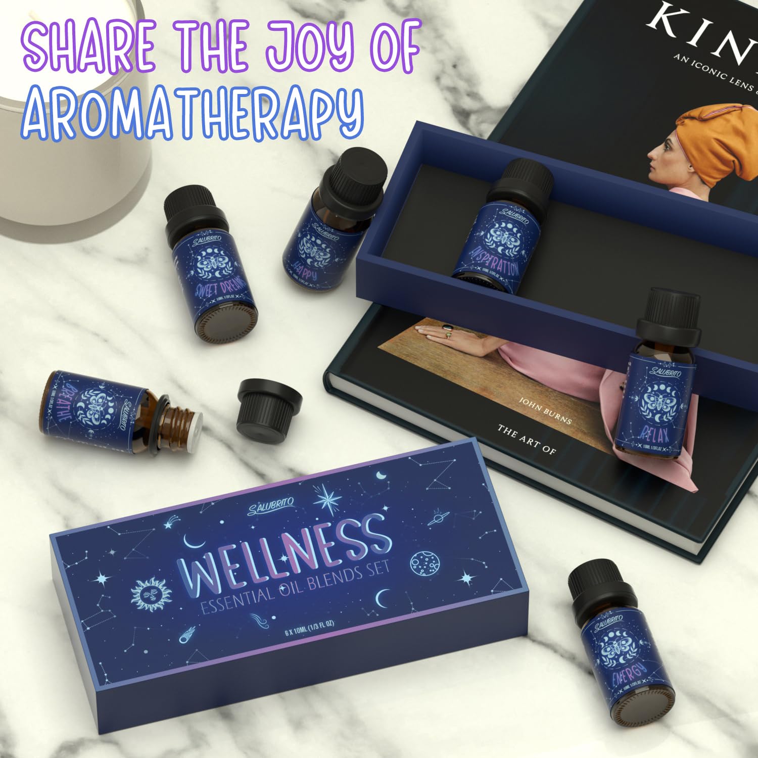 Salubrito diffuseur ambiance soirée pour favoriser le sommeil et la détente.