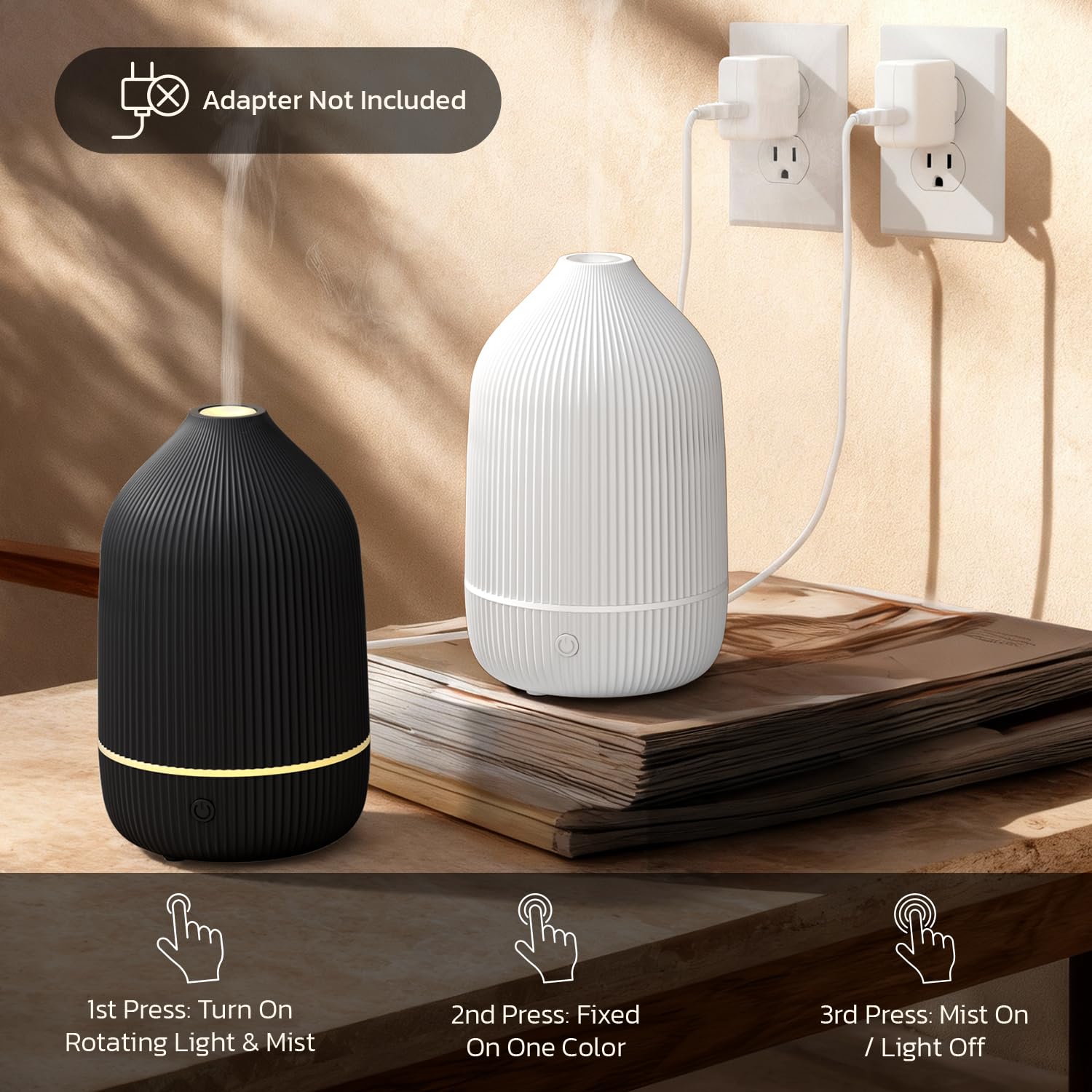 Salubrito diffuseur crée une atmosphère aromatique pour yoga ou méditation
