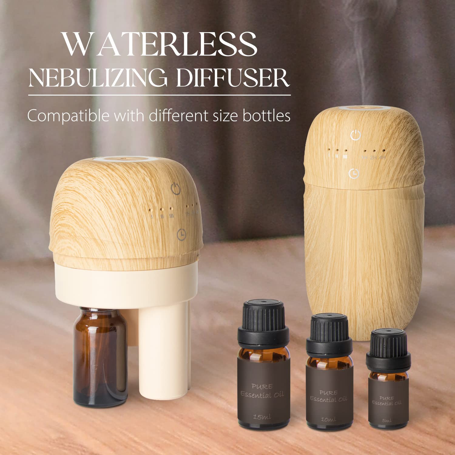 Base du diffuseur Salubrito prête pour huile essentielle, pas d'eau nécessaire
