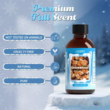 Bougie artisanale parfum pain d'épice par Salubrito.