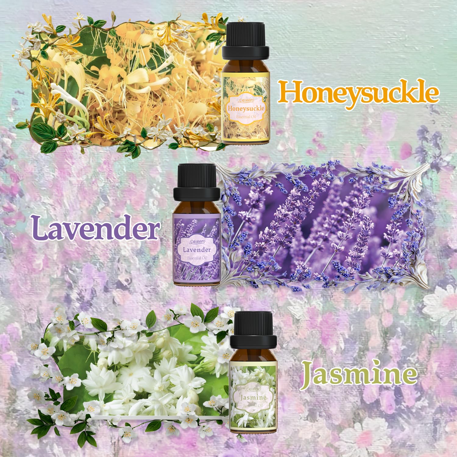 Salubrito huile gardenia pour diffuseur, douceur veloutée et lumineuse