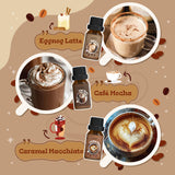 SALUBRITO Caramel Macchiato parfum café en flacon, douceur chaleureuse à explorer.