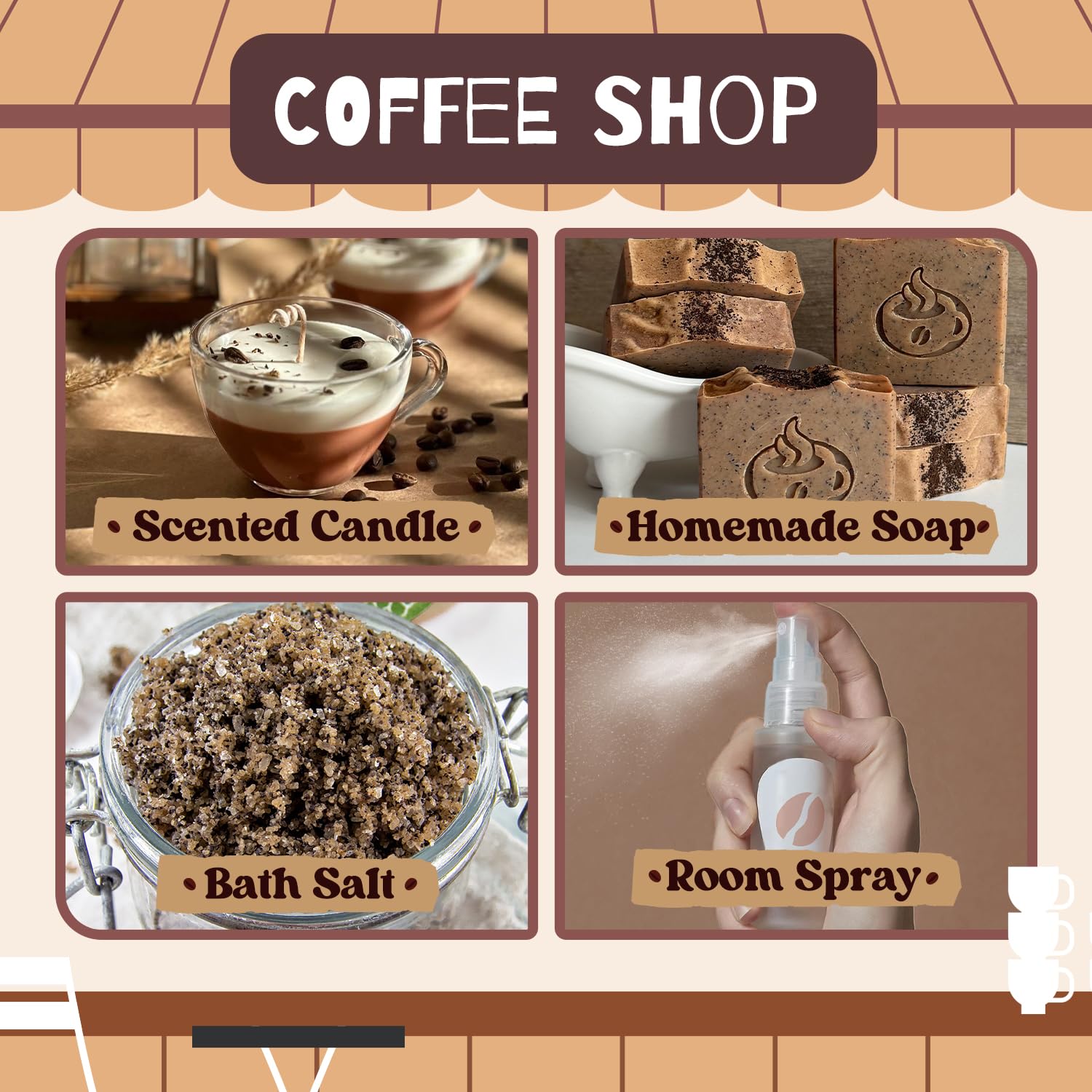 SALUBRITO Chocolat chaud parfum café en flacon, atmosphère cosy et gourmande.