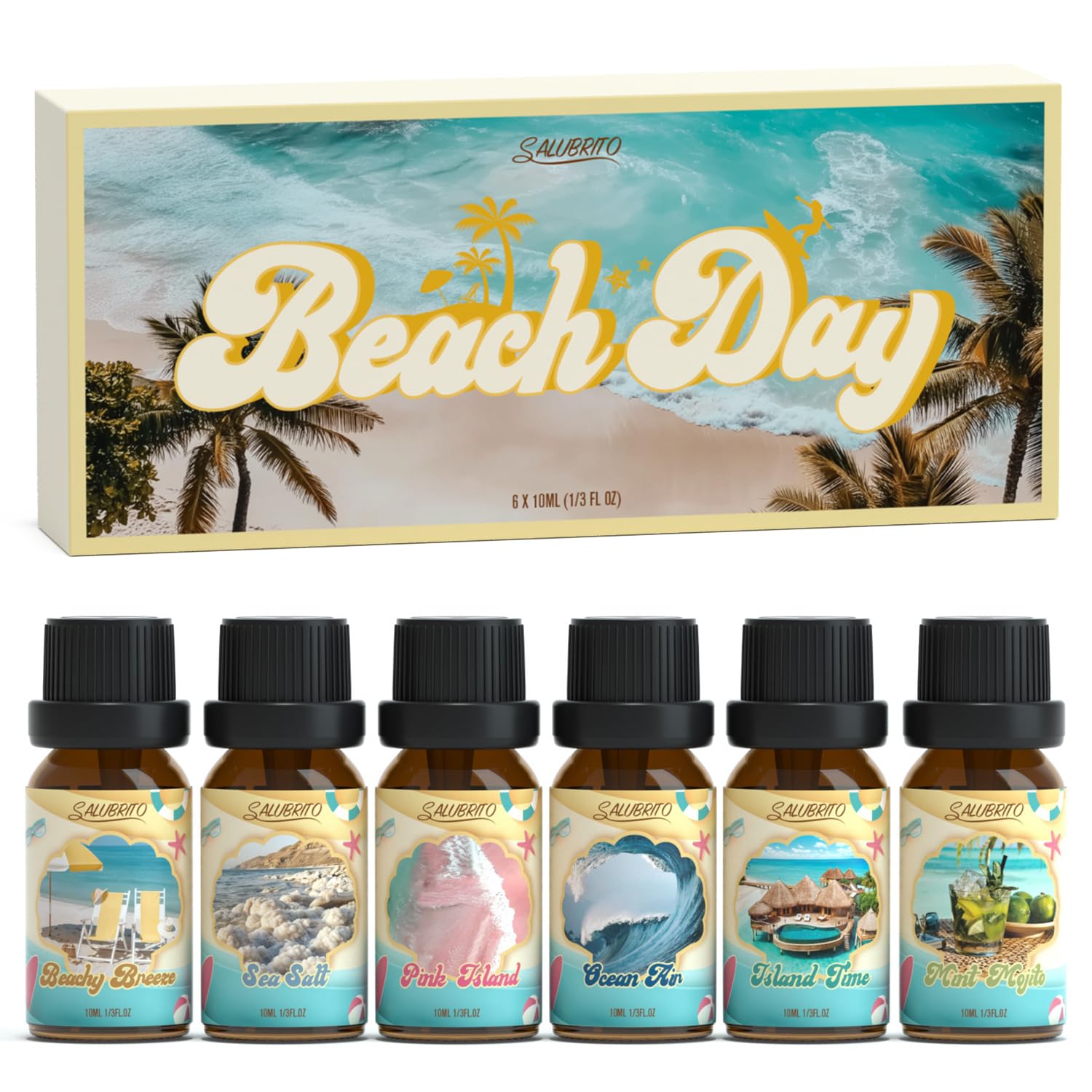Salubrito diffuseur plage – huile parfumée pour créer une ambiance estivale à la maison