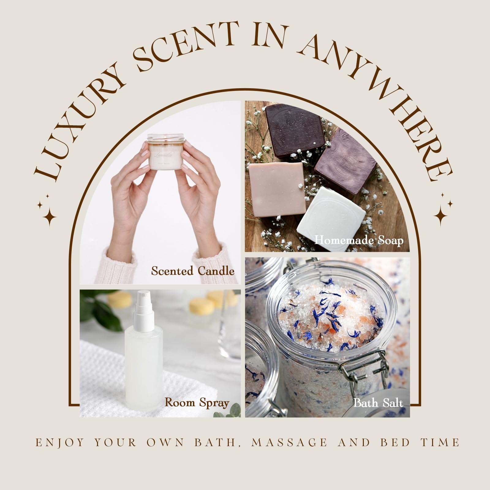 Salubrito kit bougies fabrication, idée cadeau faites maison pour ambiance personnalisée.