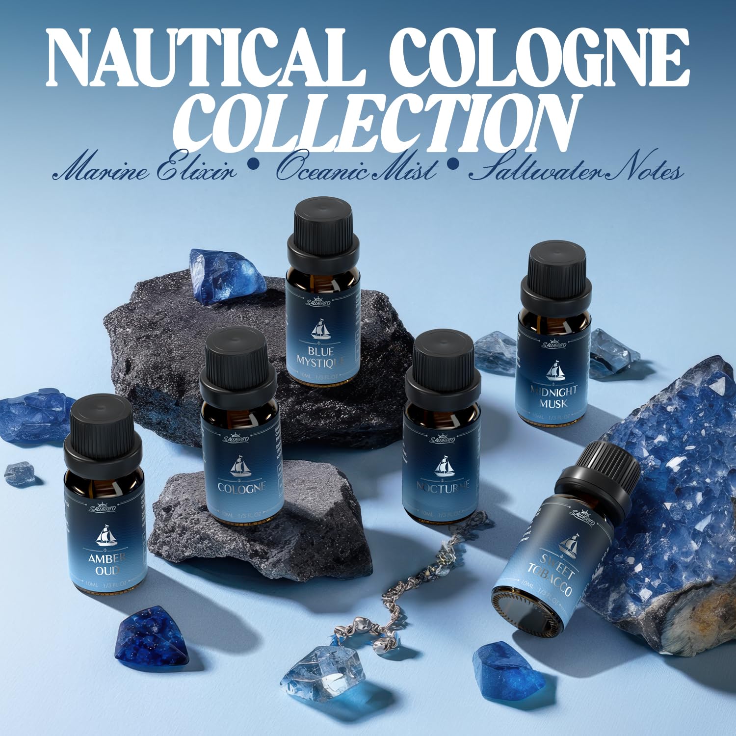 Salubrito Mystique Bleue — senteur rafraîchissante pour diffuser en soirée