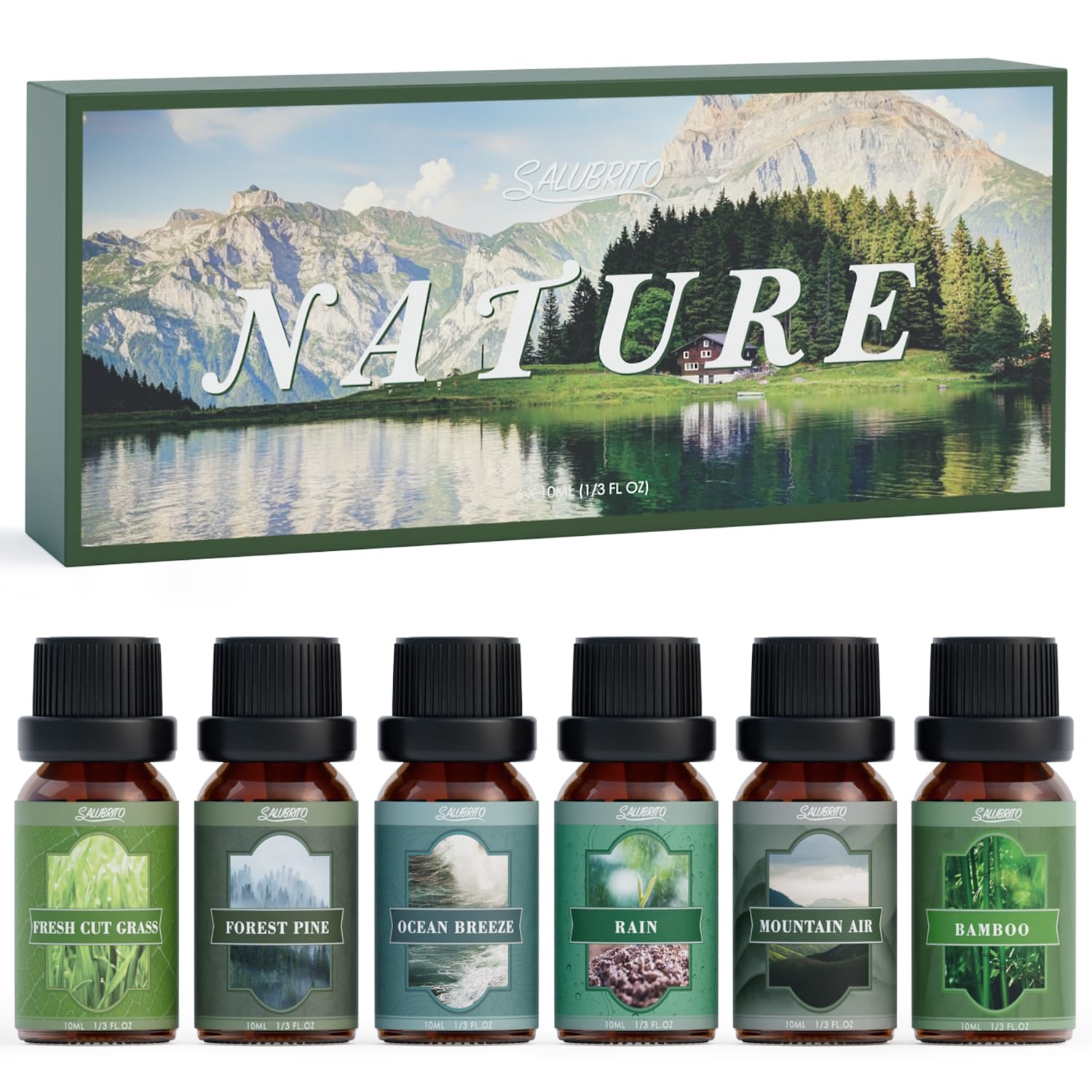 Salubrito Nature huile foret-pin: diffusion aromatique boisée et revitalisante