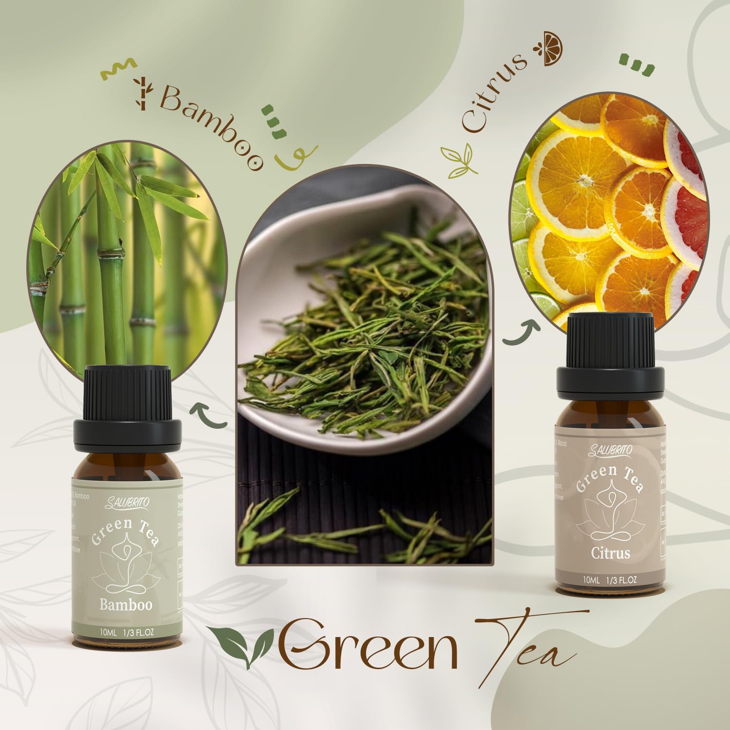 Salubrito Zen Set: thé noir et bois de santal pour une atmosphère chaleureuse et enveloppante