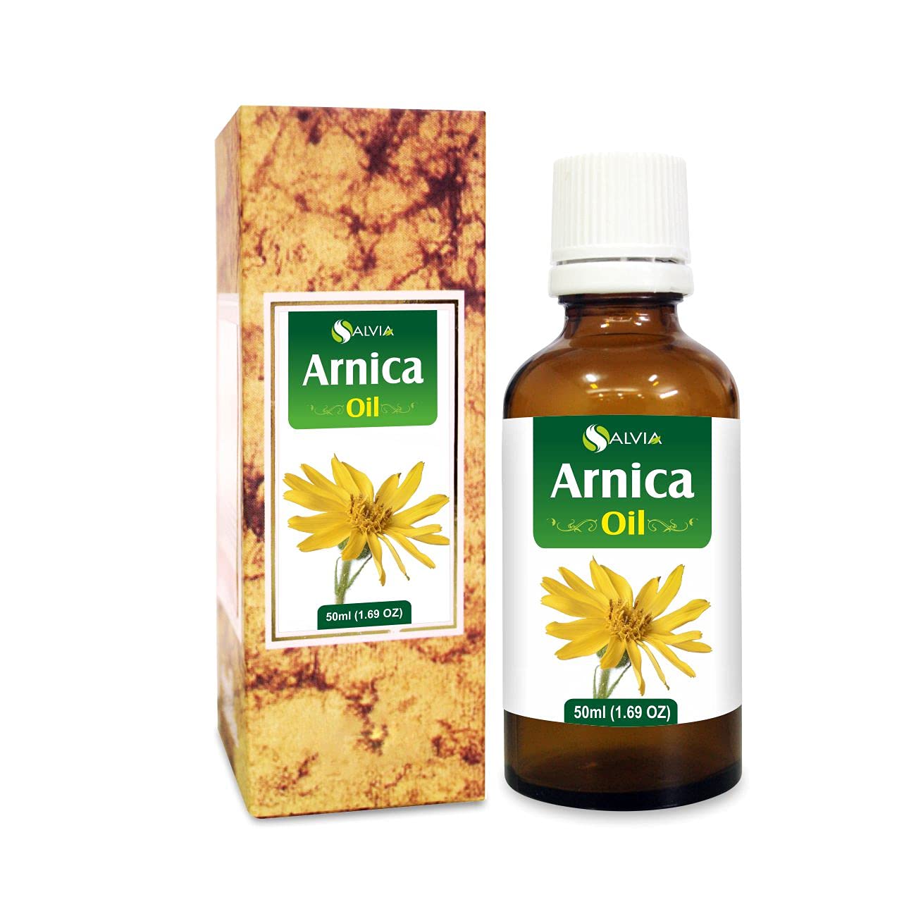 Salvia Arnica huile essentielle visage pour soin apaisant et hydratant