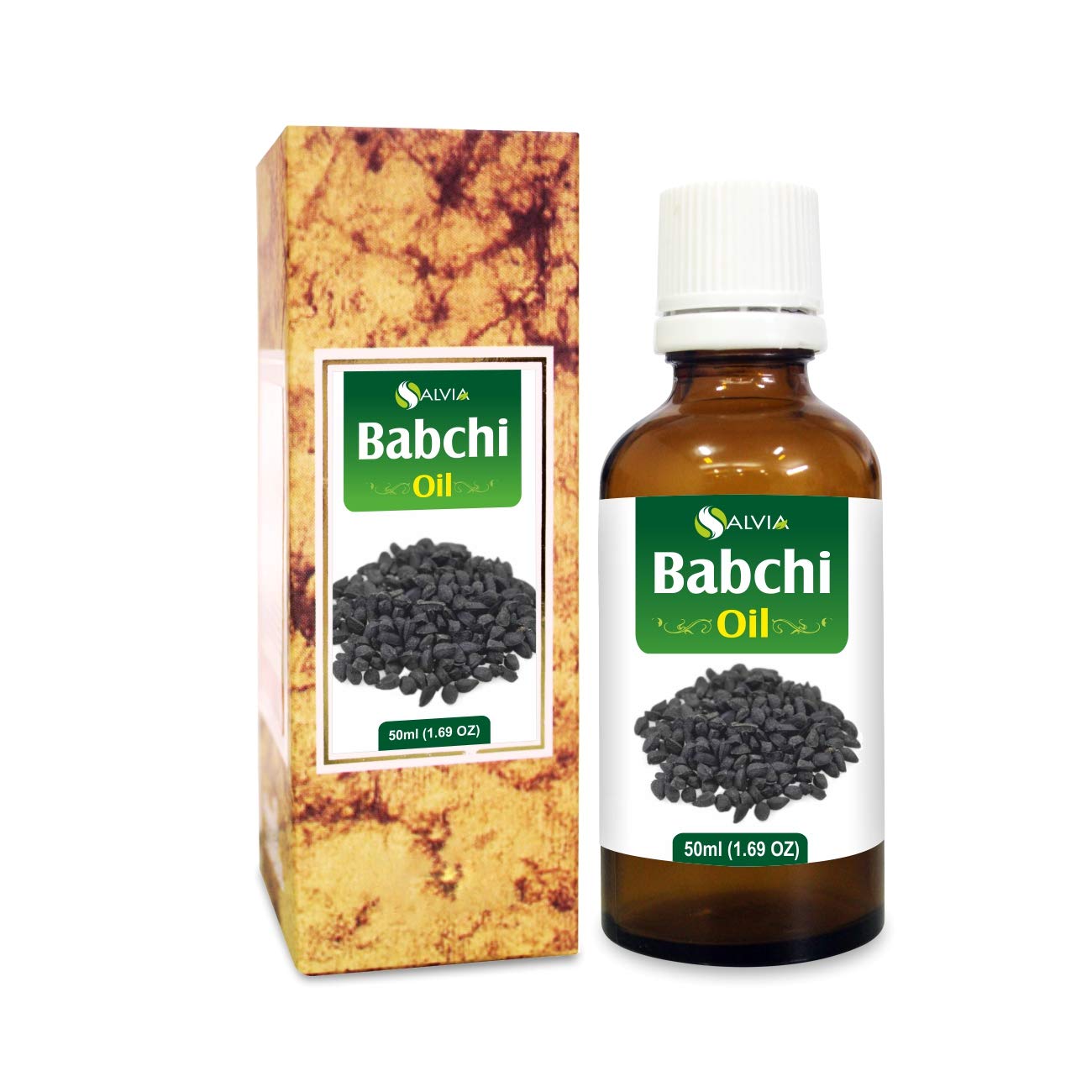 Salvia Babchi Oil – Bouteille 50 ml pratique pour vos formulations beauté.