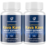 Samarogen kava kava liposome: bouteille et capsules détente rapide