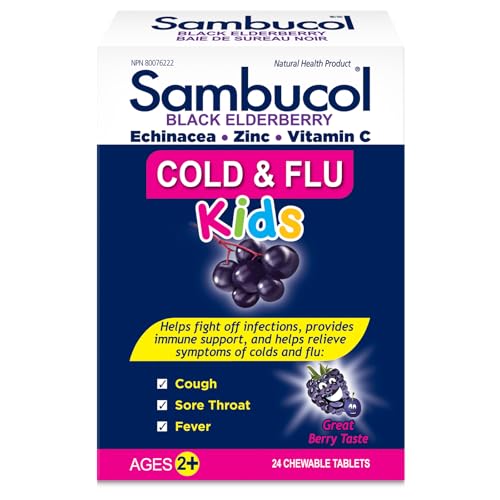 Sambucol Enfant Goût Myrtille – goût agréable et sans gluten