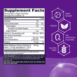 Gommes Sambucol, ingrédients avec vitamine C et D3 pour un soutien potentiel quotidien.