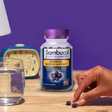 Sambucol Gommes sur étagère, usage simple pour le soutien quotidien.