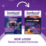 Sambucol pastilles sureau noir miel – pastille ronde au goût miel apaisant.