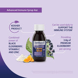 Doseur intégré facilitant le dosage quotidien du sirop Sambucol.