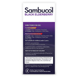 Ingrédients naturels Sambucol: sureau noir et vitamine C.