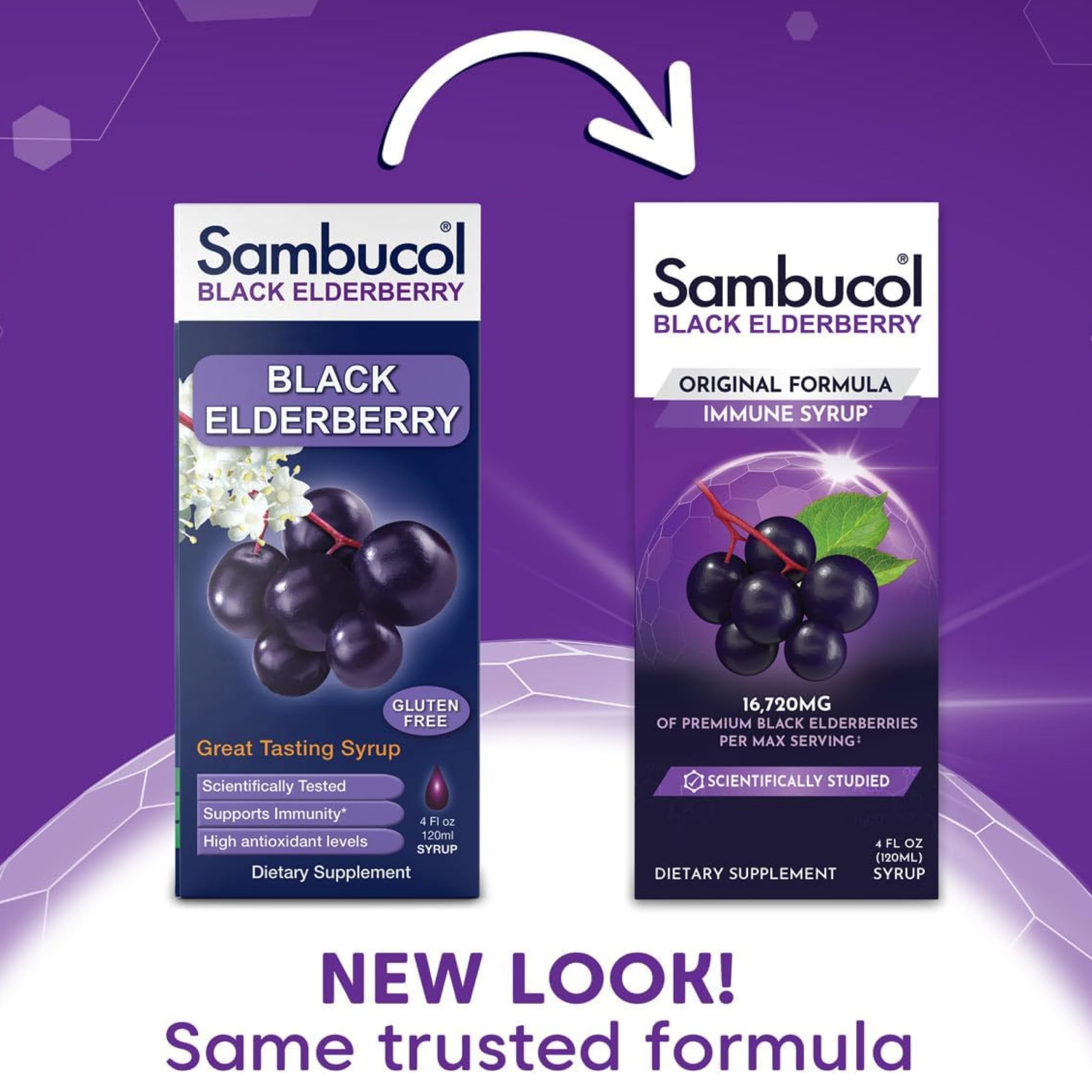 Sambucol Sirope Sureau Noir — dose mesurée, utilisation pratique pour toute la famille.