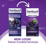Versement du sirop Sambucol Sureau Noir pour dosage quotidien.