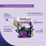 Tablettes Sambucol, confort pour toute la famille, sans somnolence.