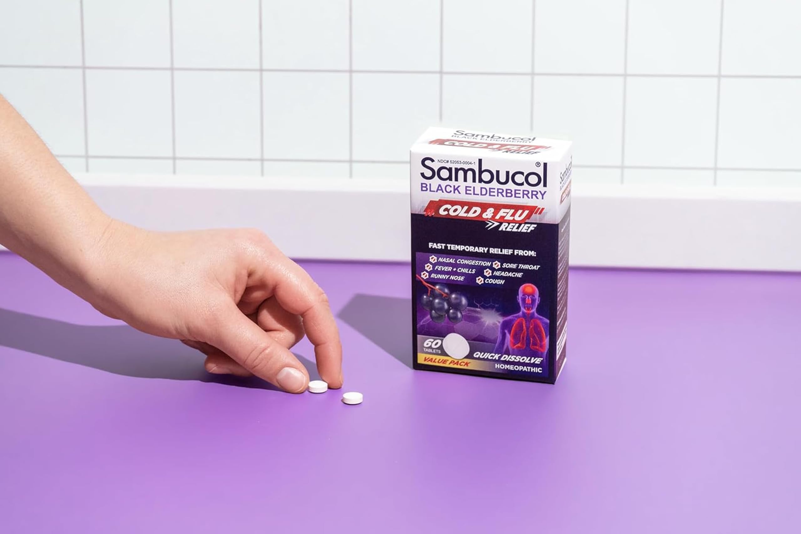 Sambucol pour famille, usage quotidien sans somnolence.