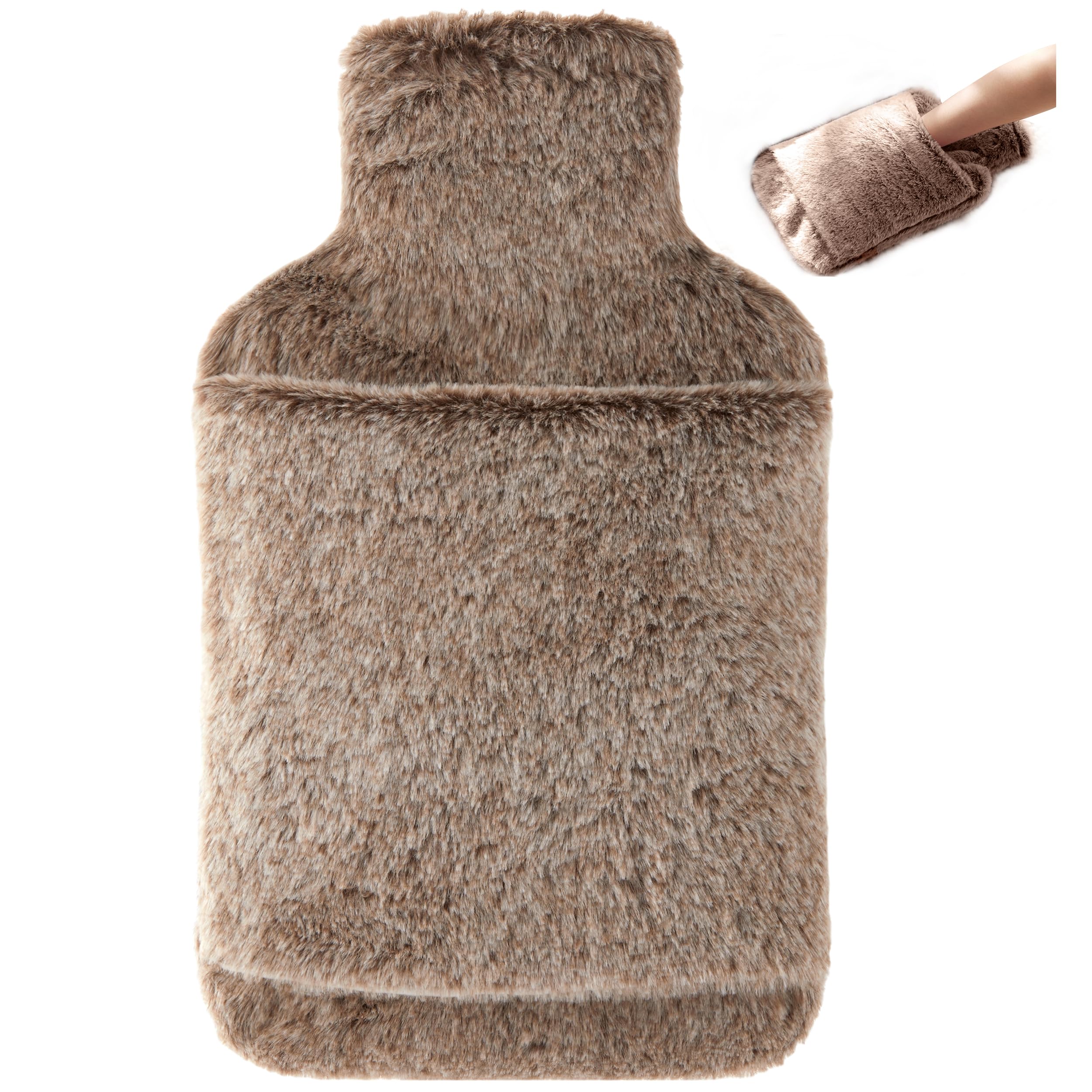 Samply bouteille chaude 2L à grande ouverture, remplissage facile et pratique.