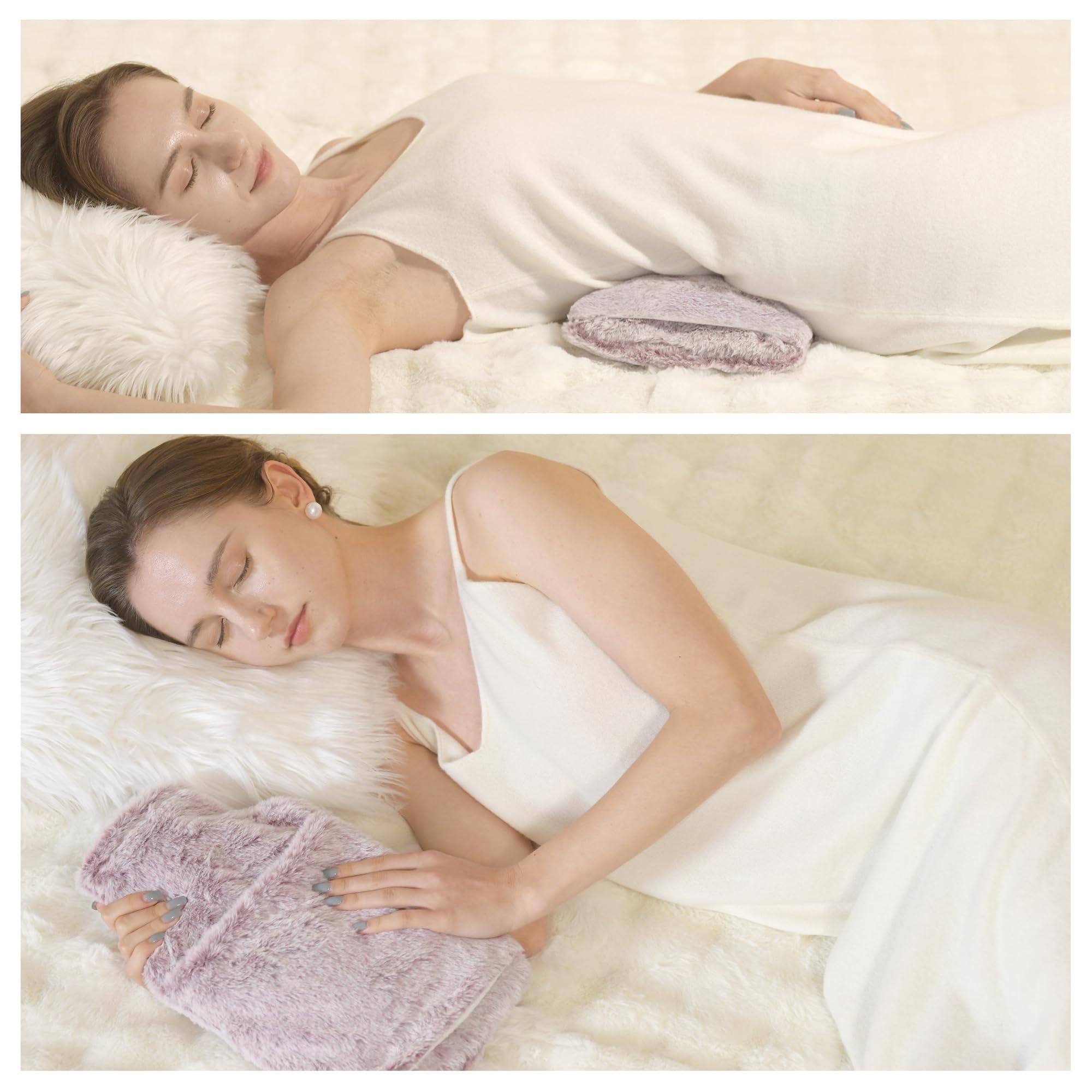 Idée cadeau Samply bouillotte rose, pratique et réconfortante.