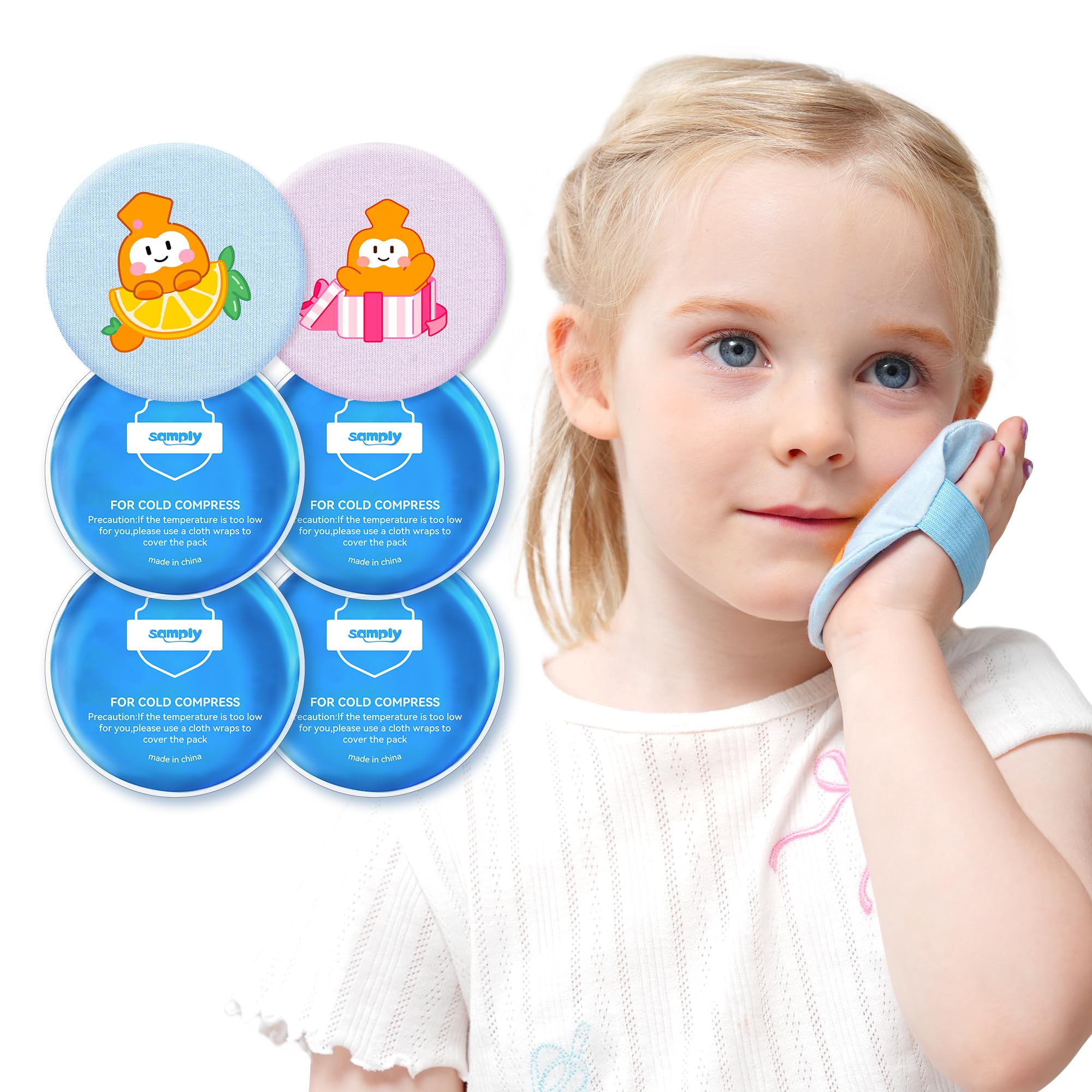 Samply pack gel glace petit format main, parfait pour petites zones.
