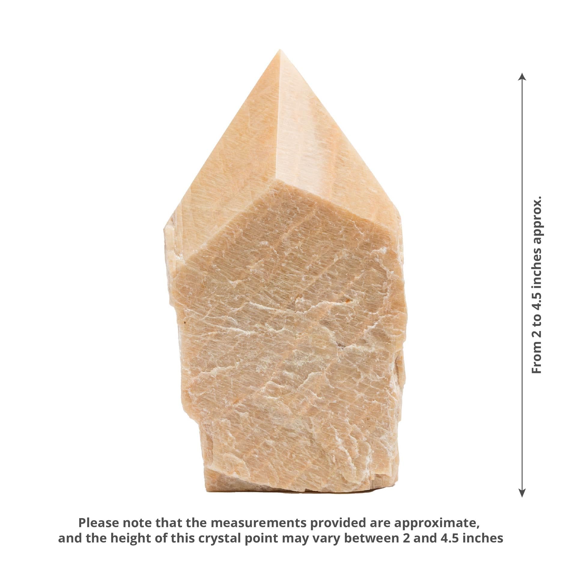 Pointe de feldspath SAMSARI pour yoga et concentration.