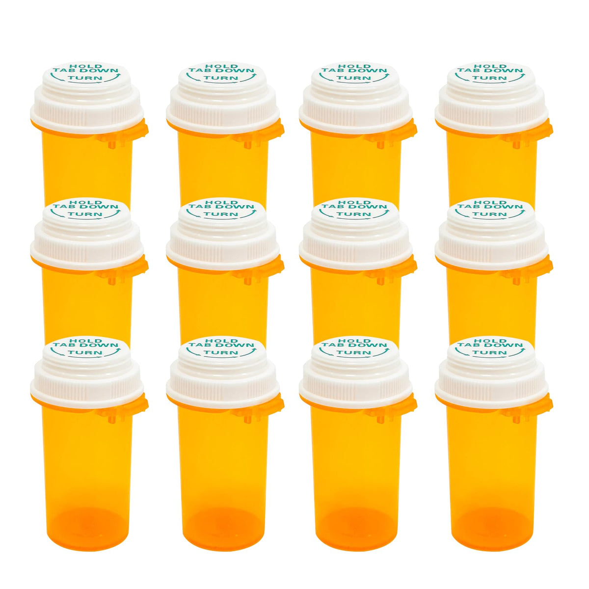Flacon SAMUSLAMCN ambré de prescription, protège les médicaments de la lumière.