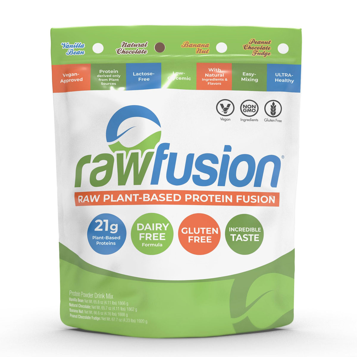 SAN Rawfusion protéine-végane chocolat-naturel: poudre protéinée pour récupération après entraînement.