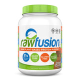 SAN Rawfusion protéine végétale chocolat naturel en bouteille prête à l'usage.