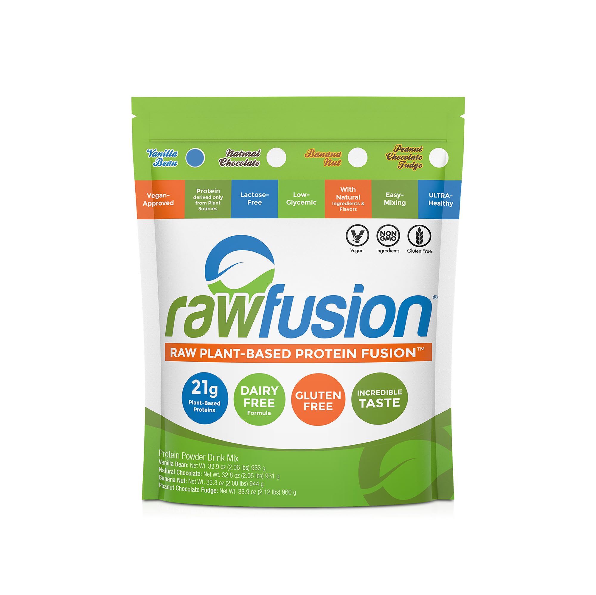 SAN Rawfusion poudre protéine végétale vanille prête à être mélangée