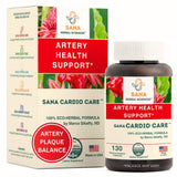 Sana Herbal Sciences Artere Balance – bouteille de capsules illustrant le soutien circulatoire.