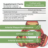 Sana Herbal Sciences Artere Balance – emballage indiquant 90 capsules pour le programme durable.