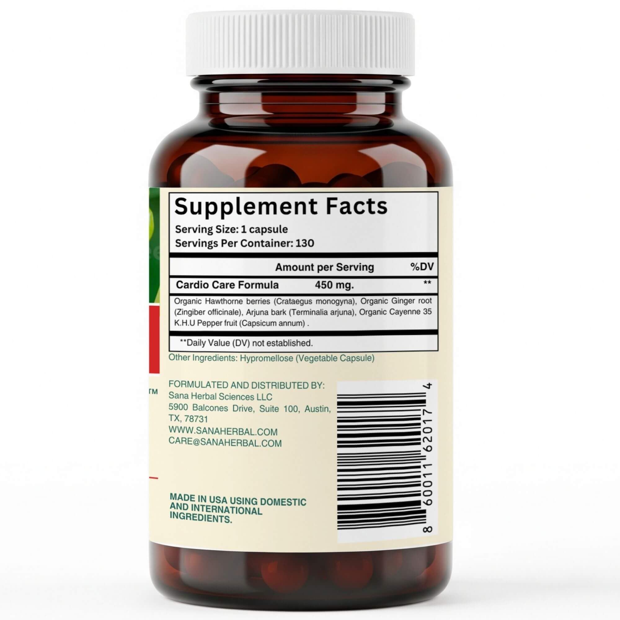 Sana Herbal Sciences Artere Balance – rituel quotidien de prise des capsules pour le cœur.